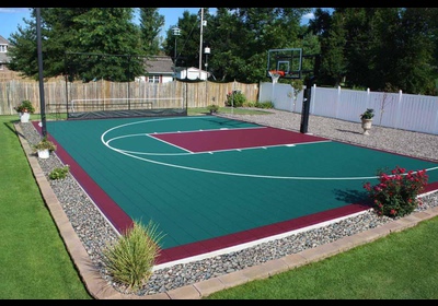 Строительство баскетбольных площадок. Баскетбольная площадка во дворе